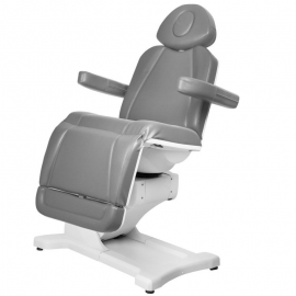 Vielseitige Behandlungsliege in Grau – ergonomisch und flexibel für Spa und Praxis