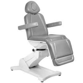 Vielseitige Behandlungsliege in Grau – ergonomisch und flexibel für Spa und Praxis