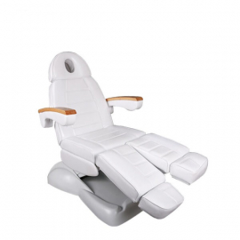 Fußpflegestuhl Behandlungsstuhl elektrisch 273+ weiß oder grau