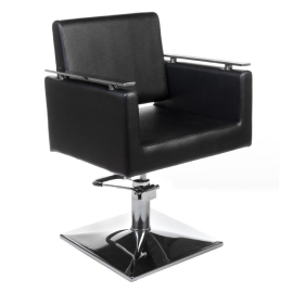 Friseurstuhl Friseursessel Stylingstuhl Bedienstuhl Barberstuhl Coiffeurstuhl schwarz