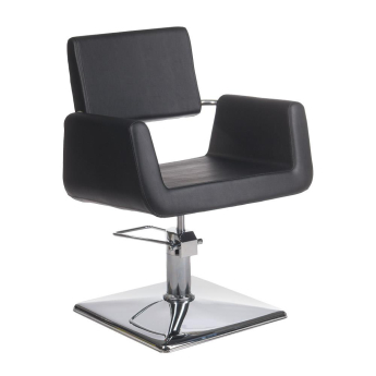 Friseurstuhl Friseursessel Stylingstuhl Bedienstuhl Barberstuhl Coiffeurstuhl schwarz
