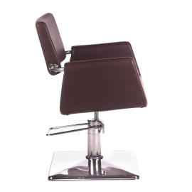 Friseurstuhl Friseursessel Stylingstuhl Bedienstuhl Barberstuhl Coiffeurstuhl braun