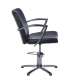 Friseurstuhl 8173 Schwarz – ergonomischer Friseursessel im eleganten Chefsessel-Design