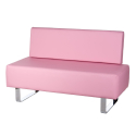 Wartecouch 6713 rosa – elegante und bequeme Sitzbank für Warte- und Empfangsbereiche