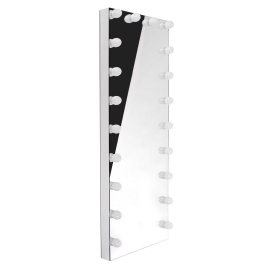 Großer LED-Spiegel 170x70 cm mit dimmbarer Beleuchtung und USB-Anschluss für Friseursalon und Make-up-Studio