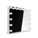 Moderner LED-Kosmetikspiegel 120x80 cm mit USB-Anschluss und dimmbarer Beleuchtung – perfekt für private und gewerbliche Nutzung