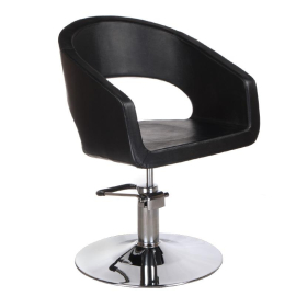 Friseurstuhl Friseursessel Stylingstuhl Bedienstuhl Barberstuhl Coiffeurstuhl schwarz
