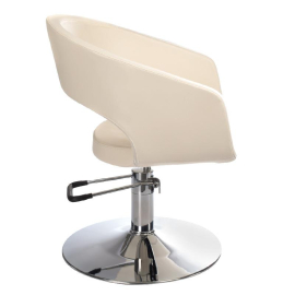Friseurstuhl Barberstuhl Coiffeurstuhl creme