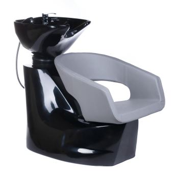 Waschsessel Rückwärtswaschanlage Friseursessel grau