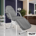 Manuelle Kosmetikliege 202 in Grau – Robuste Behandlungsliege für Studio & Praxis