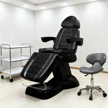 Kosmetikkabine Kosmetikstudio Kosmetikeinrichtung Kosmetikmöbelset schwarz