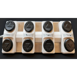 Fußschalter 708-4 für 4-motorige Kosmetikliegen – Ersatzteil